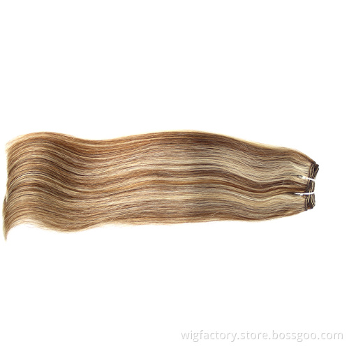 More Popular Natural wholesale piano hair extensions, 100% remy P6/613 piano color hair, omber blonde piano hair color